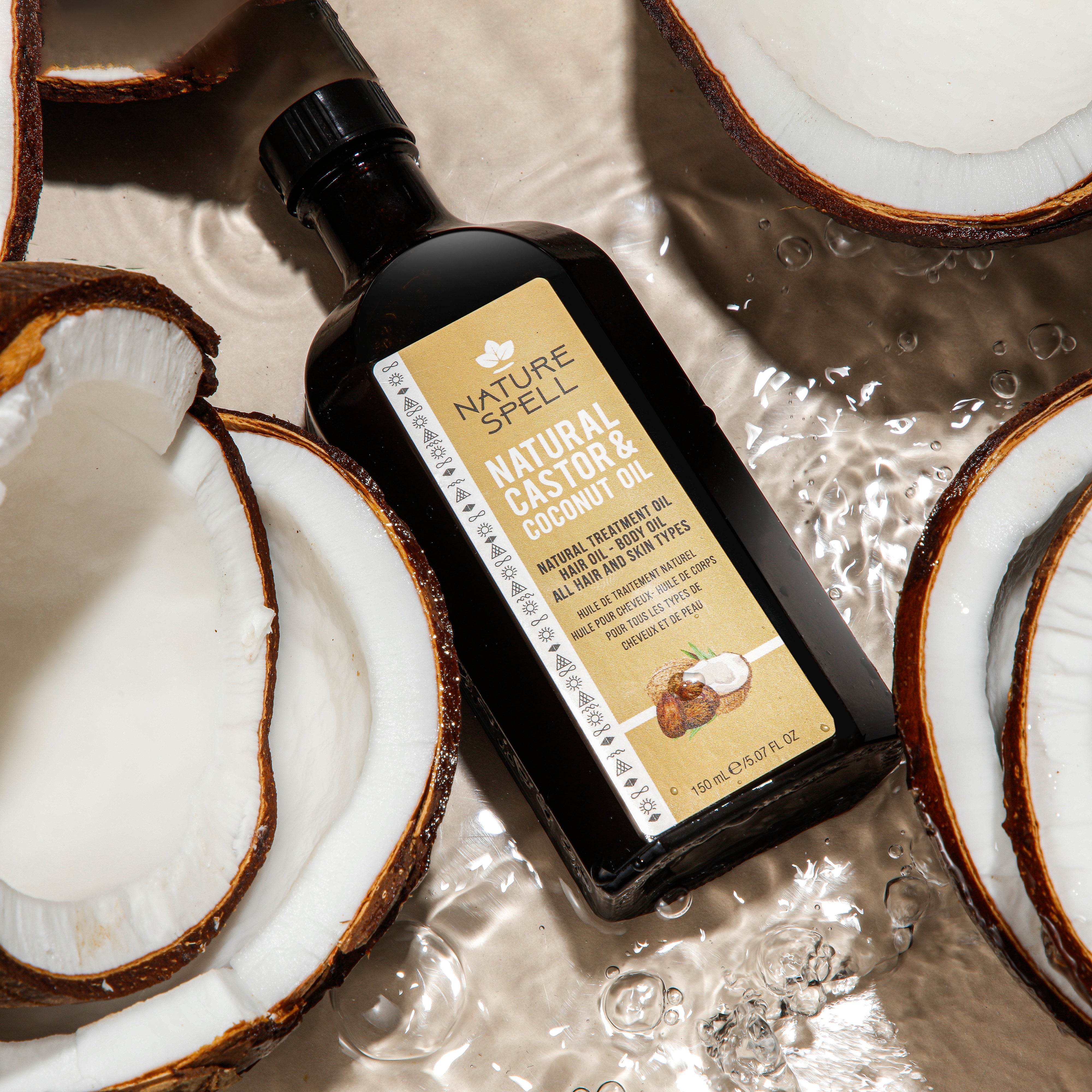 Coconut & Castor Oil for Hair & Skin