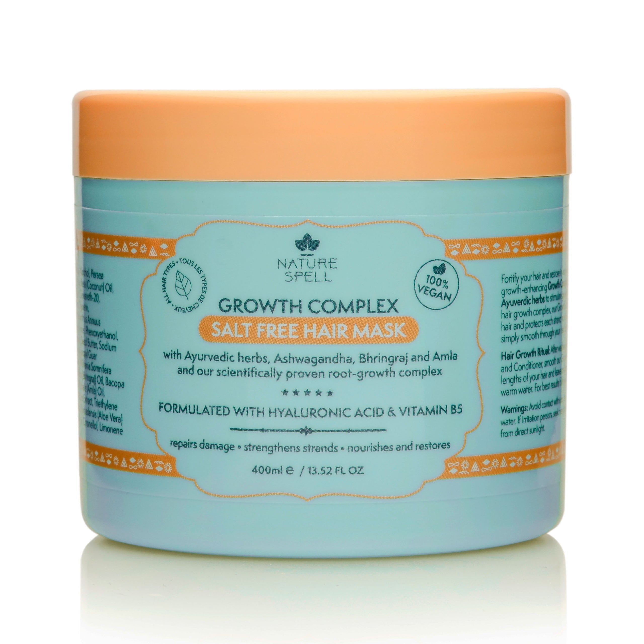 Growth Complex Hair Growth Set - Shampoo, Conditioner, Hair Mask, Hair Oil