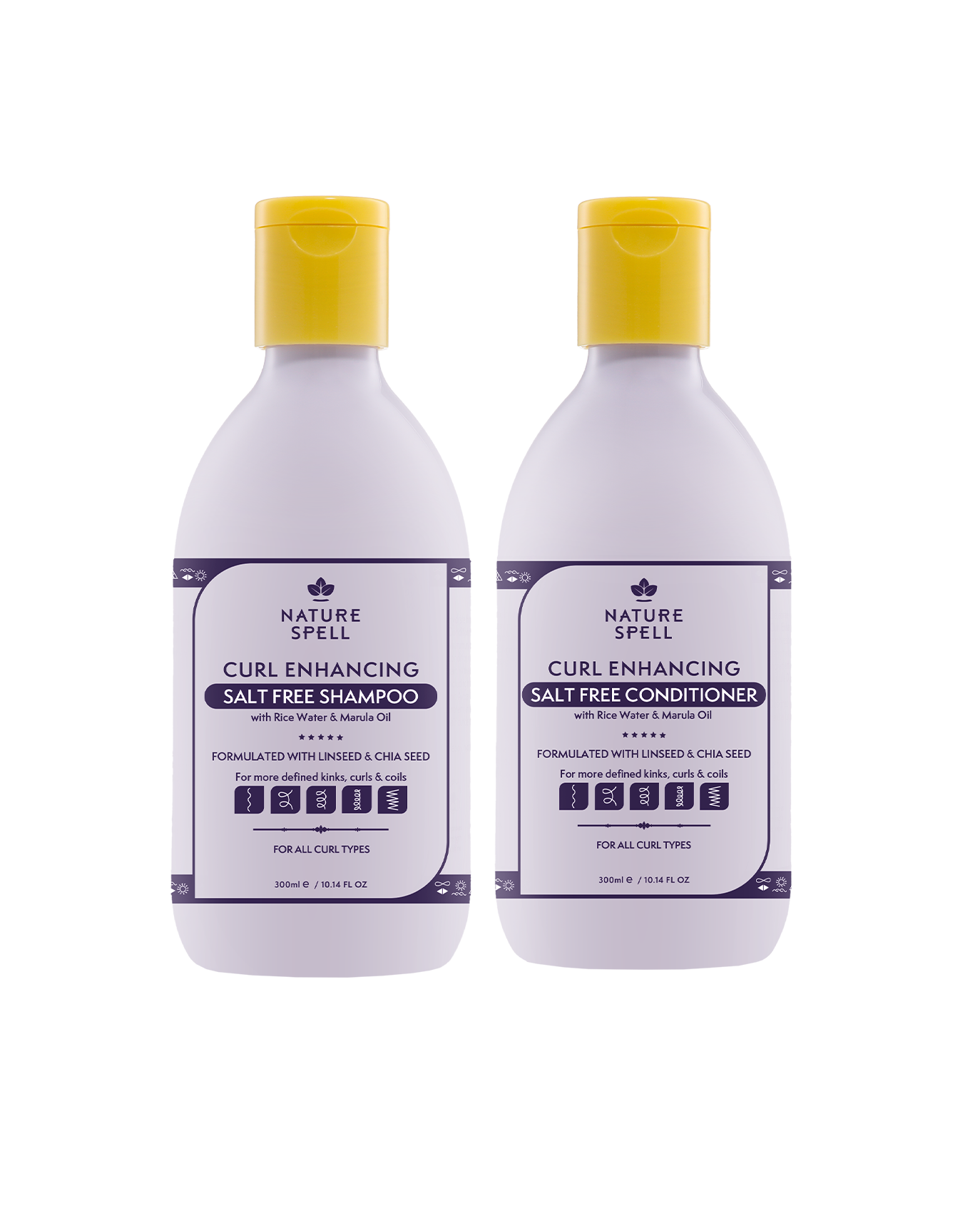 Curl Enhancing Shampoo & Conditioner Duo – Nature Spell USA