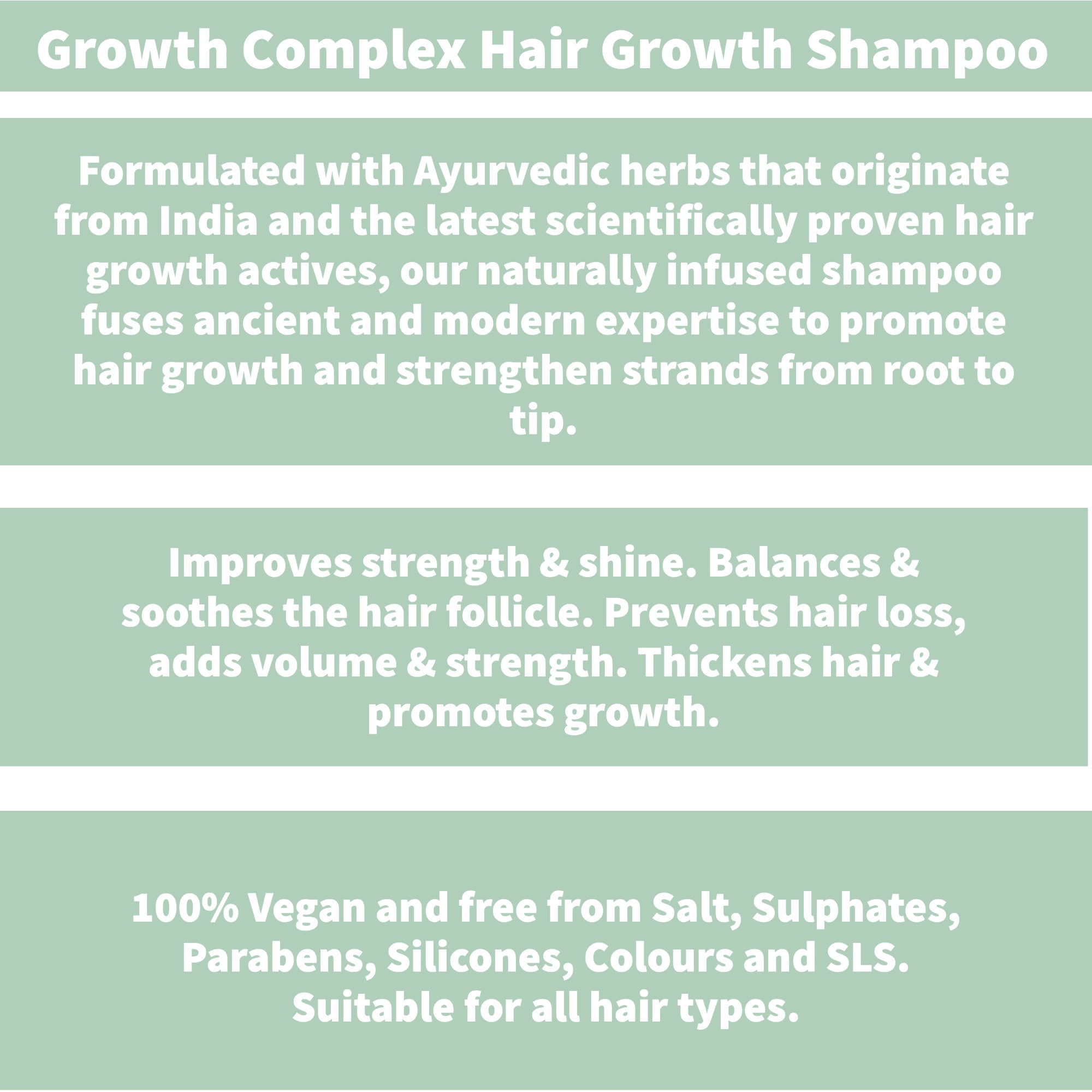 Growth Complex Salt Free Shampoo