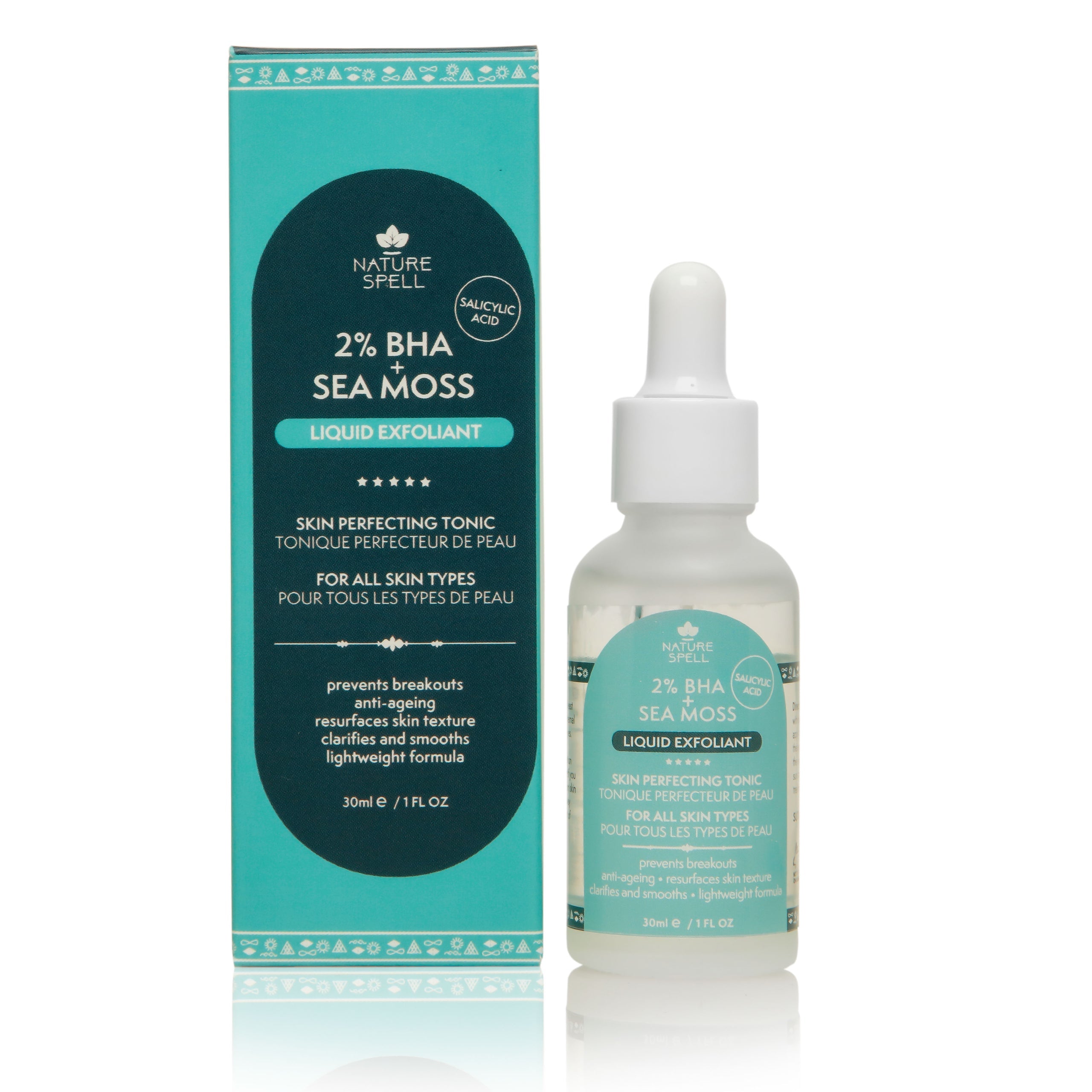 2% BHA + Sea moss Liquid Exfoliant (Salicylic Acid) – Skin Perfecting Tonic