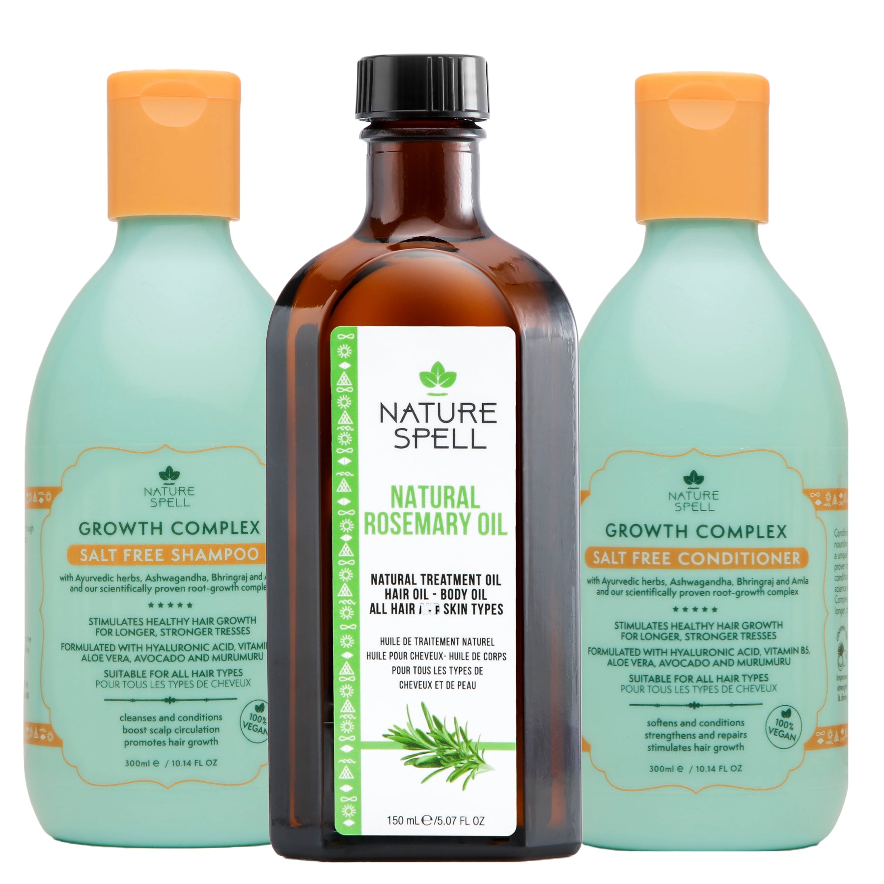 Rosemary Oil with Hair Growth Shampoo & Conditioner Set