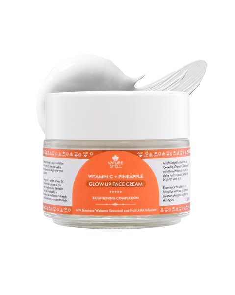 Vitamin C & Pineapple Glow Up Face Cream – Nature Spell USA