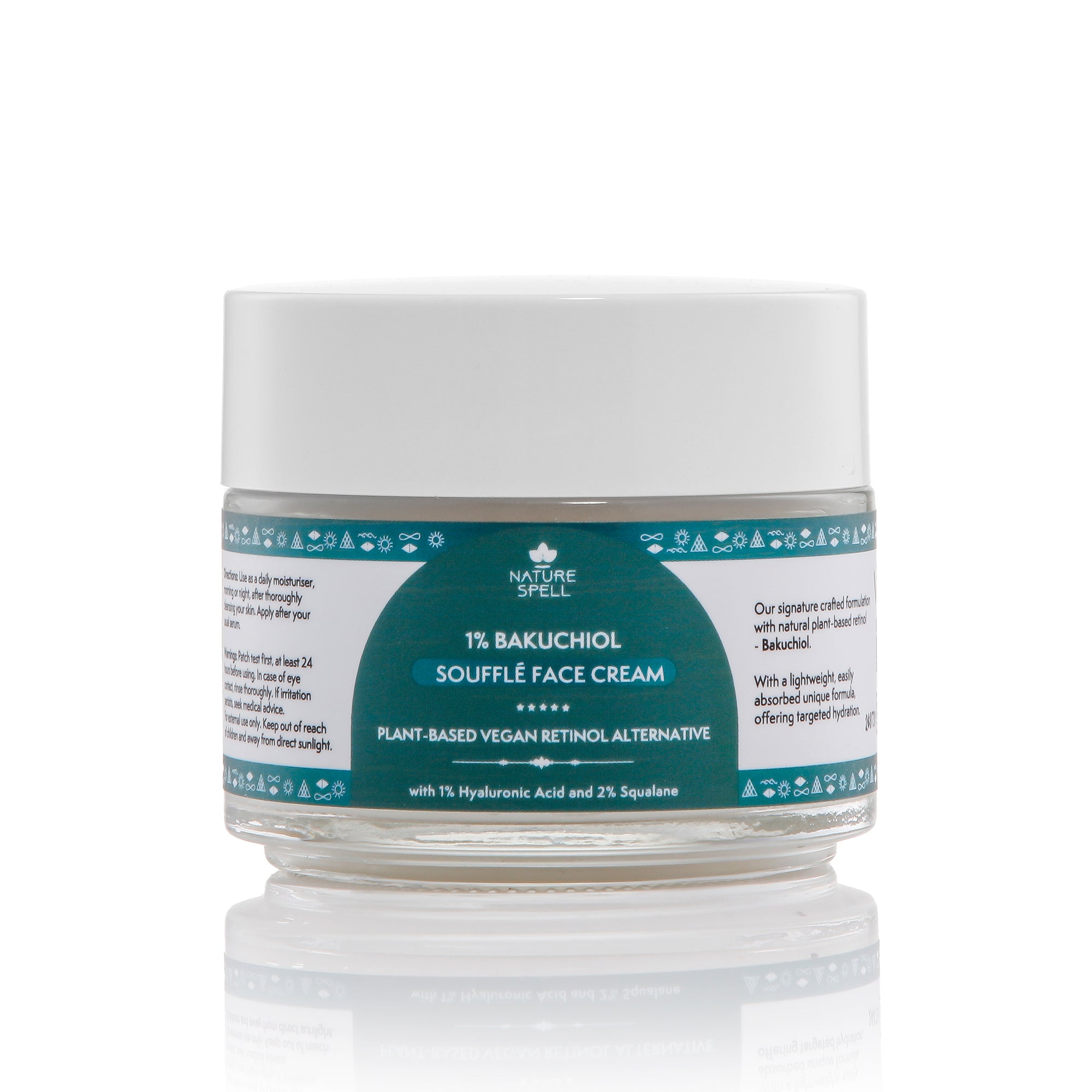 Vegan Retinol Face Moisturiser - 1% Bakuchiol & 1% Hyaluronic Acid