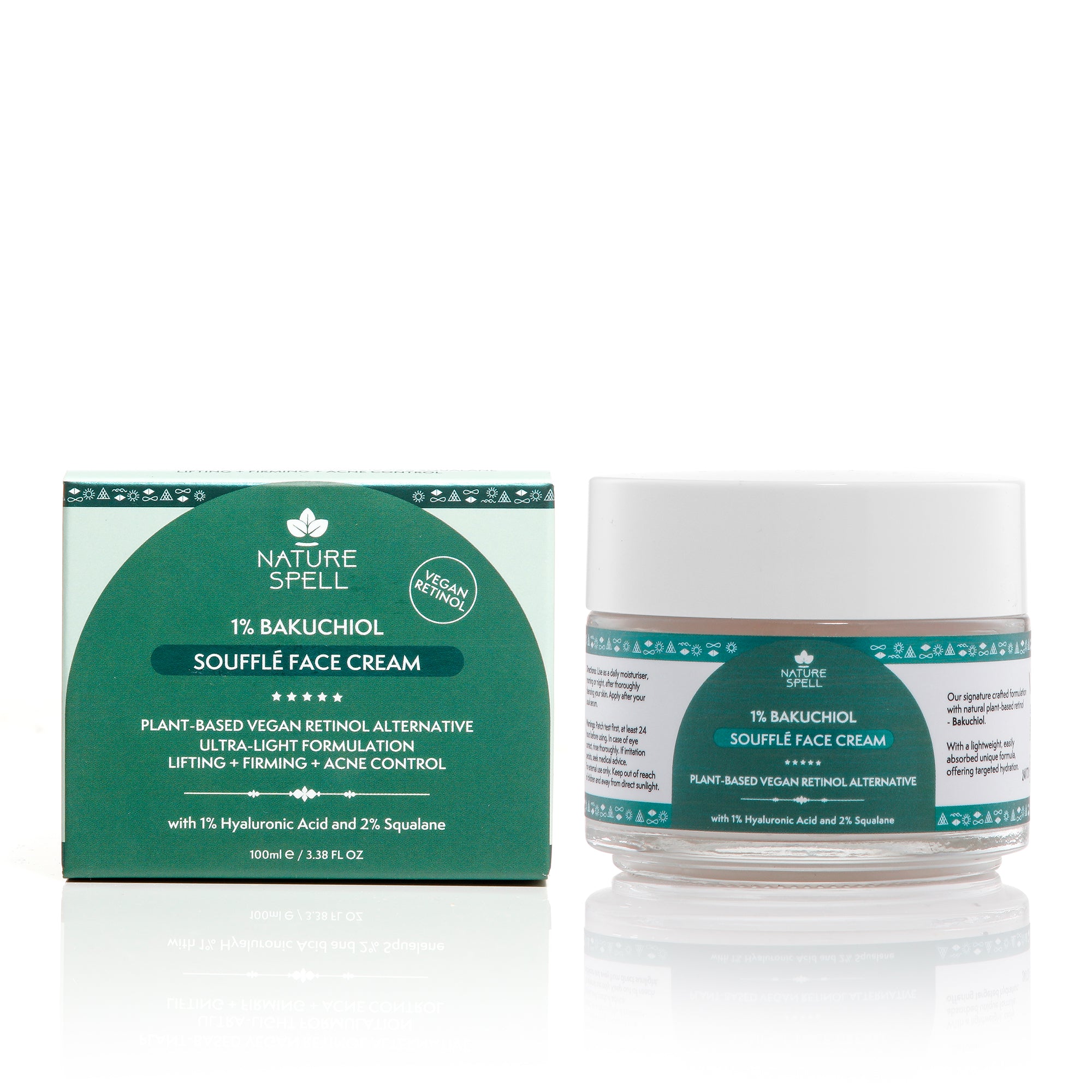 Vegan Retinol Face Moisturiser - 1% Bakuchiol & 1% Hyaluronic Acid