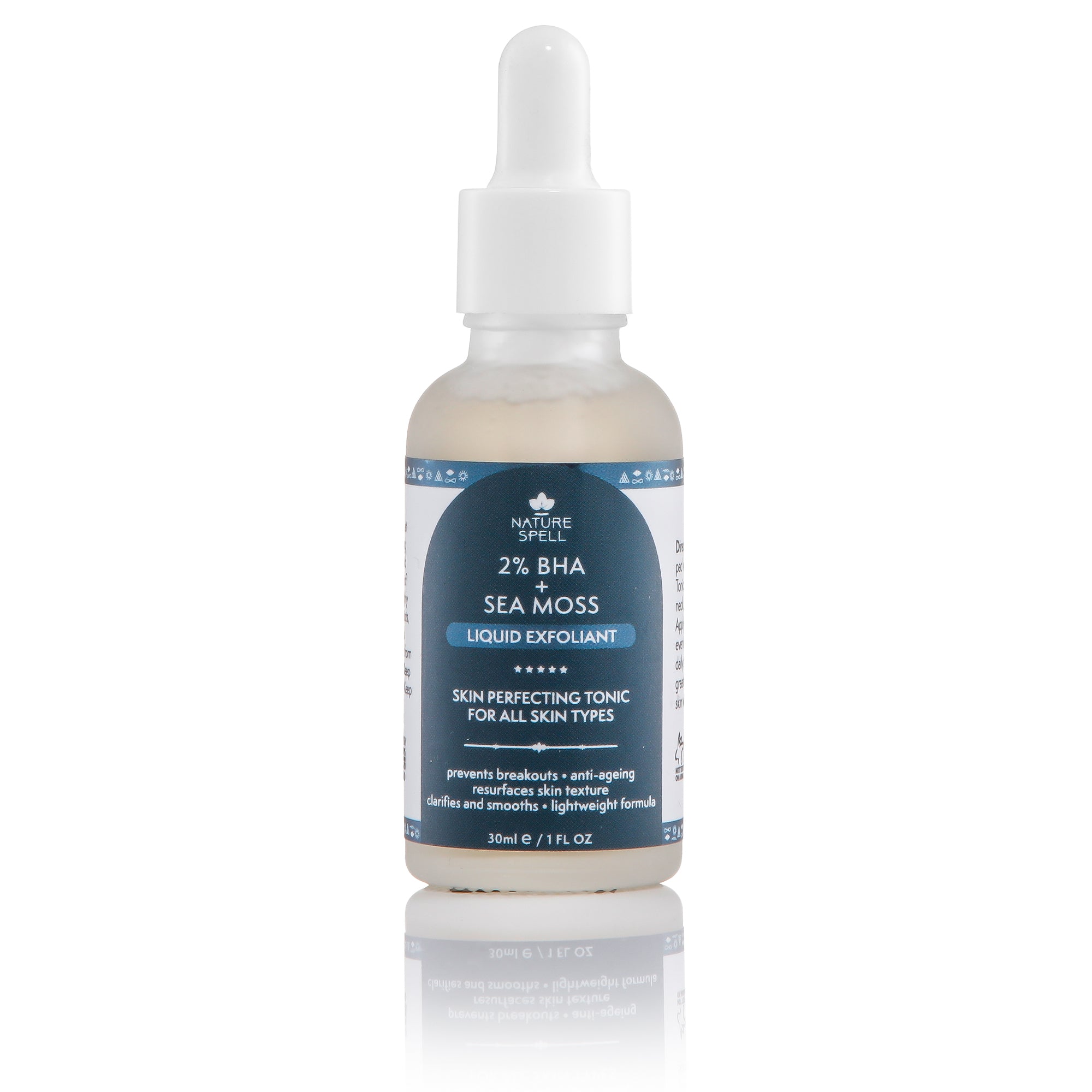 2% BHA + Sea moss Liquid Exfoliant (Salicylic Acid) – Skin Perfecting Tonic