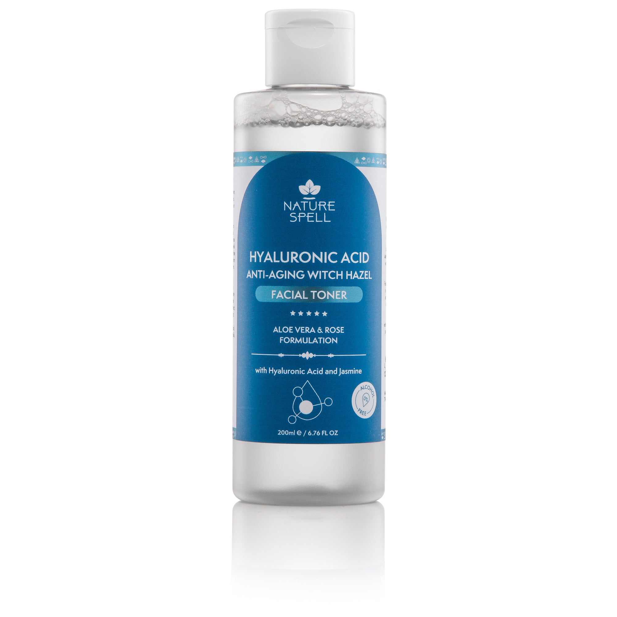 Anti Aging Witch Hazel Face Toner with Hyaluronic Acid