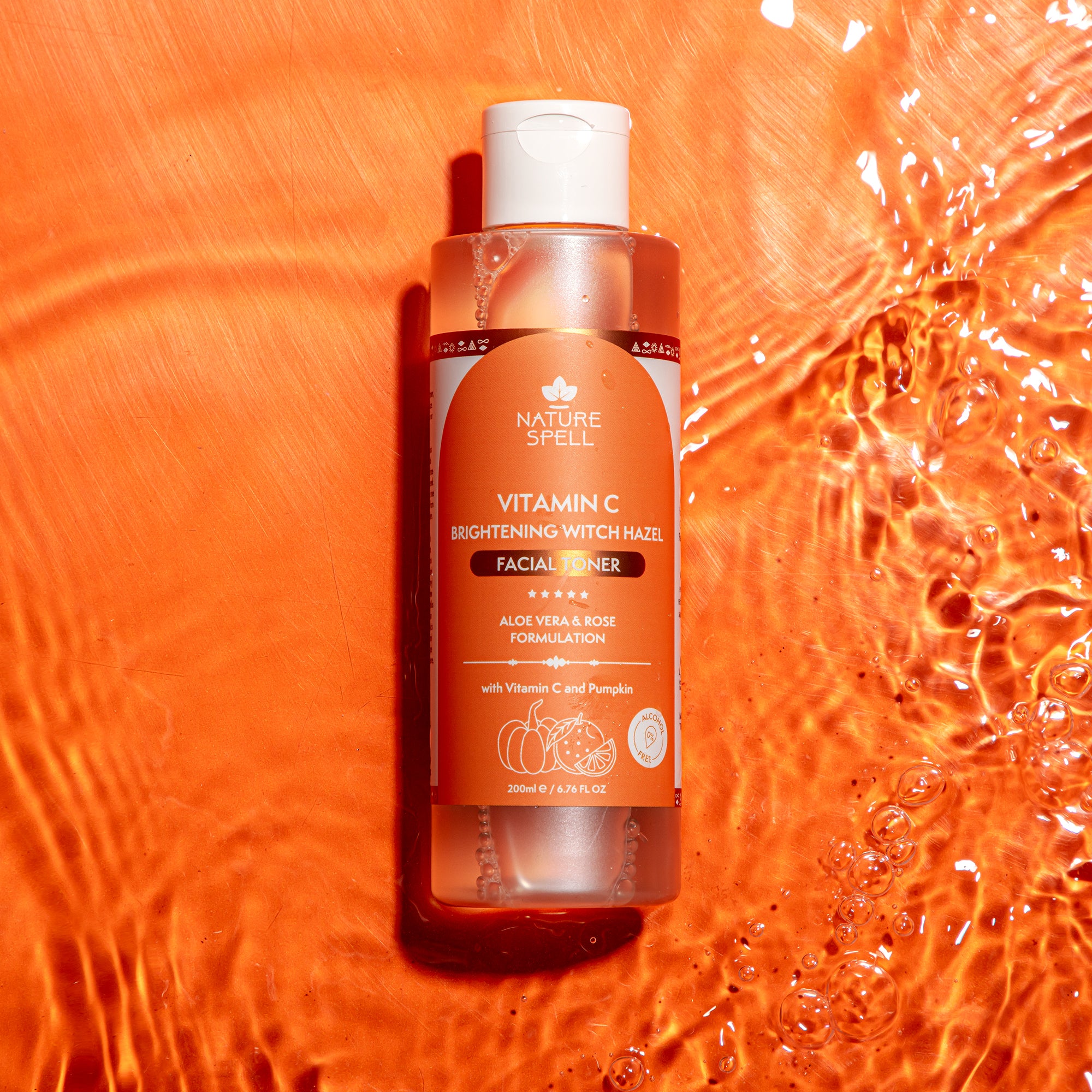 Brightening Witch Hazel Face Toner with Vitamin C – Nature