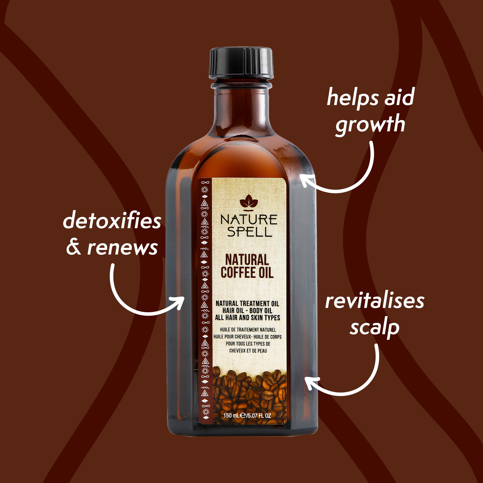 Coffee Oil For Skin & Hair
