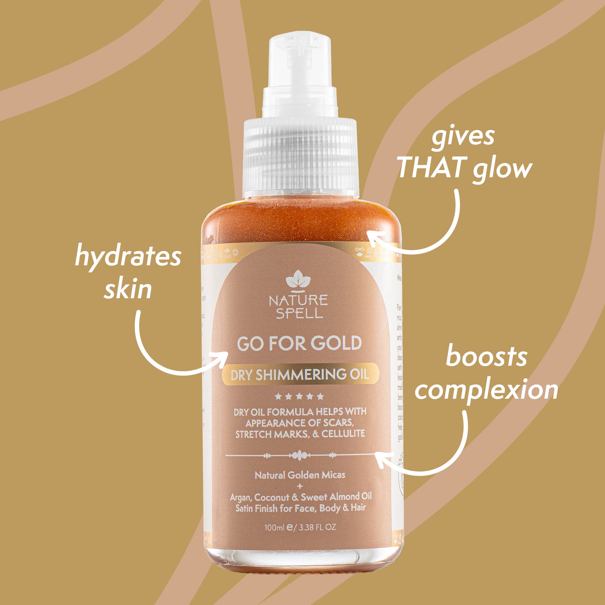 Go for Gold Dry Shimmer Oil