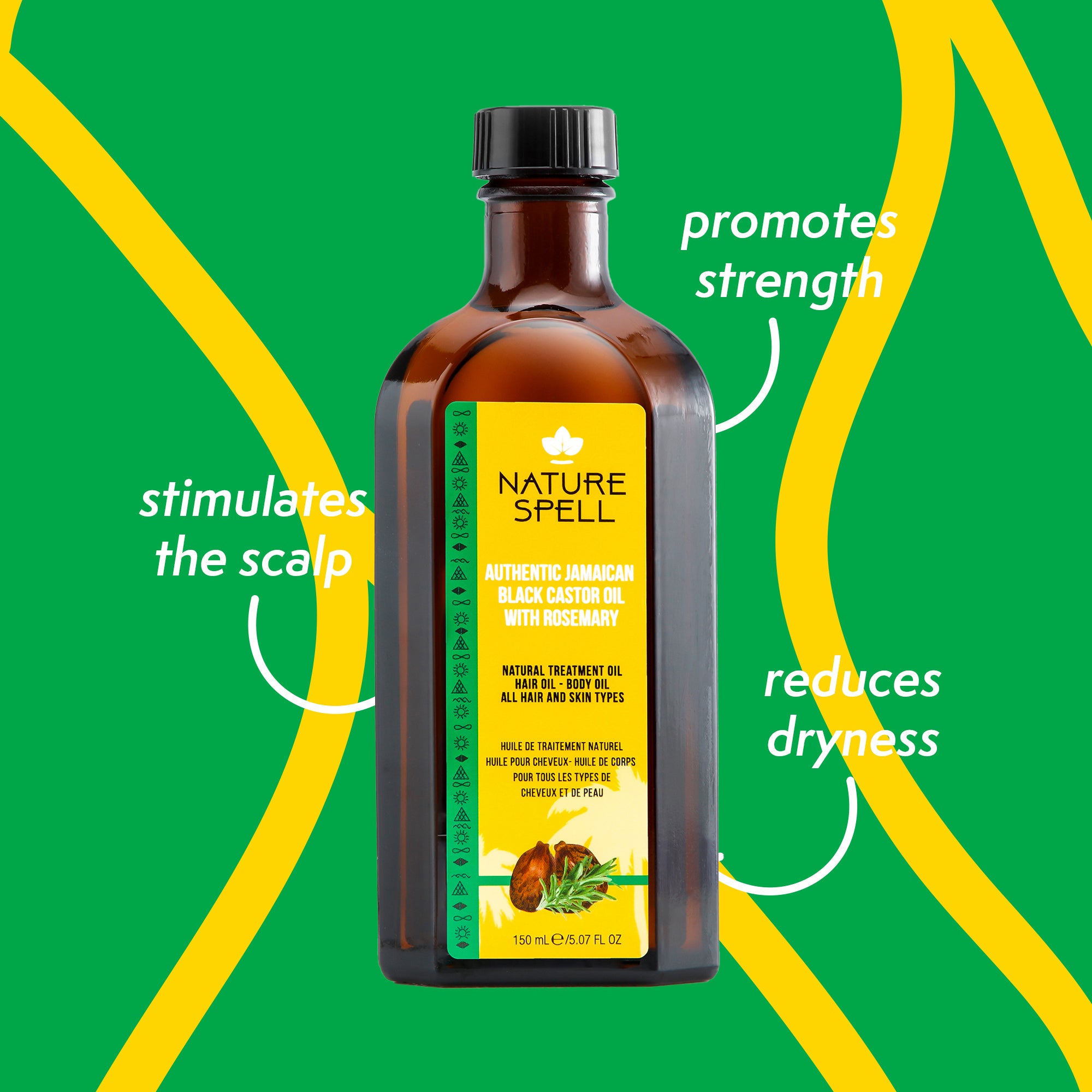 Rosemary with Jamaican Black Castor Oil For Hair & Skin