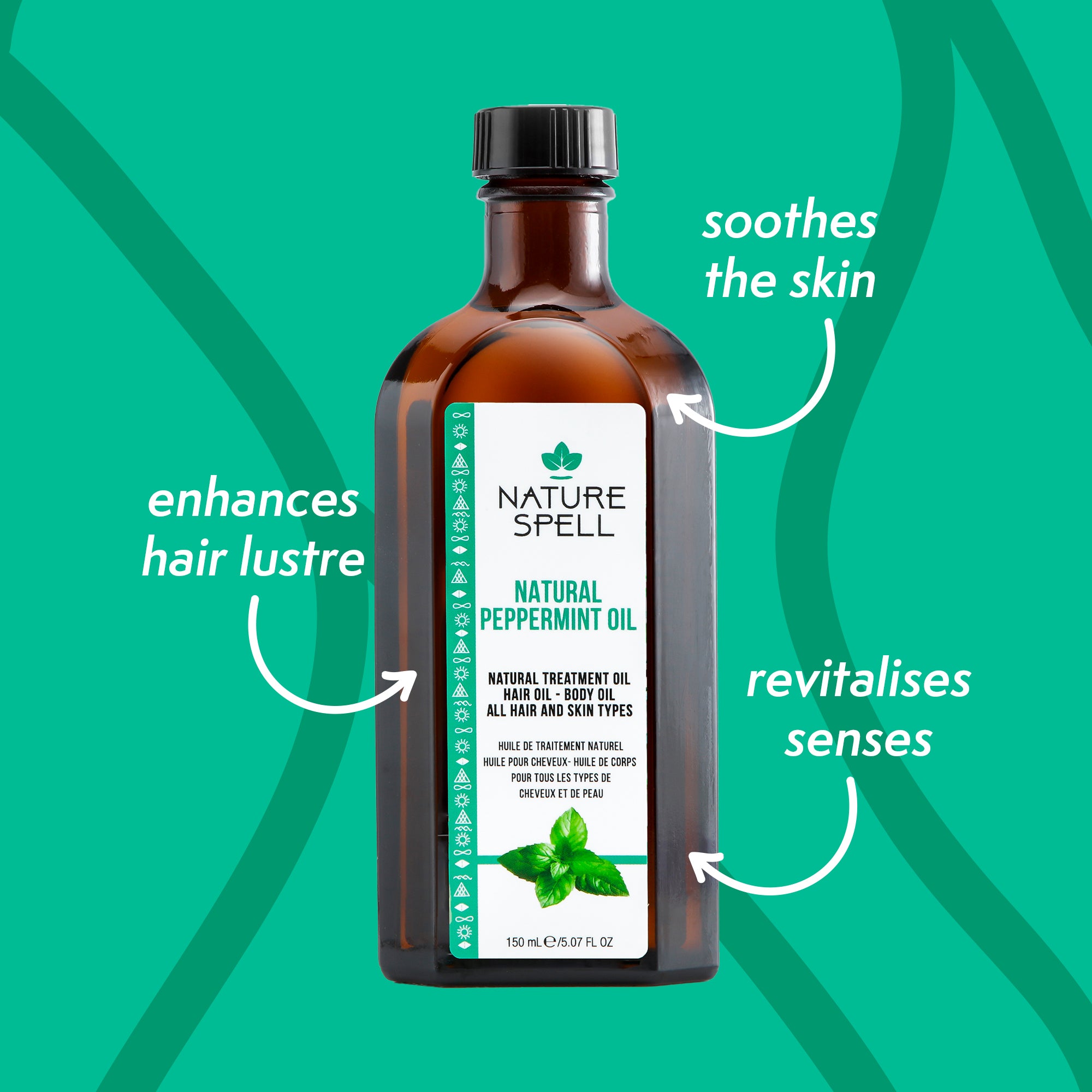 Peppermint Oil For Hair & Skin