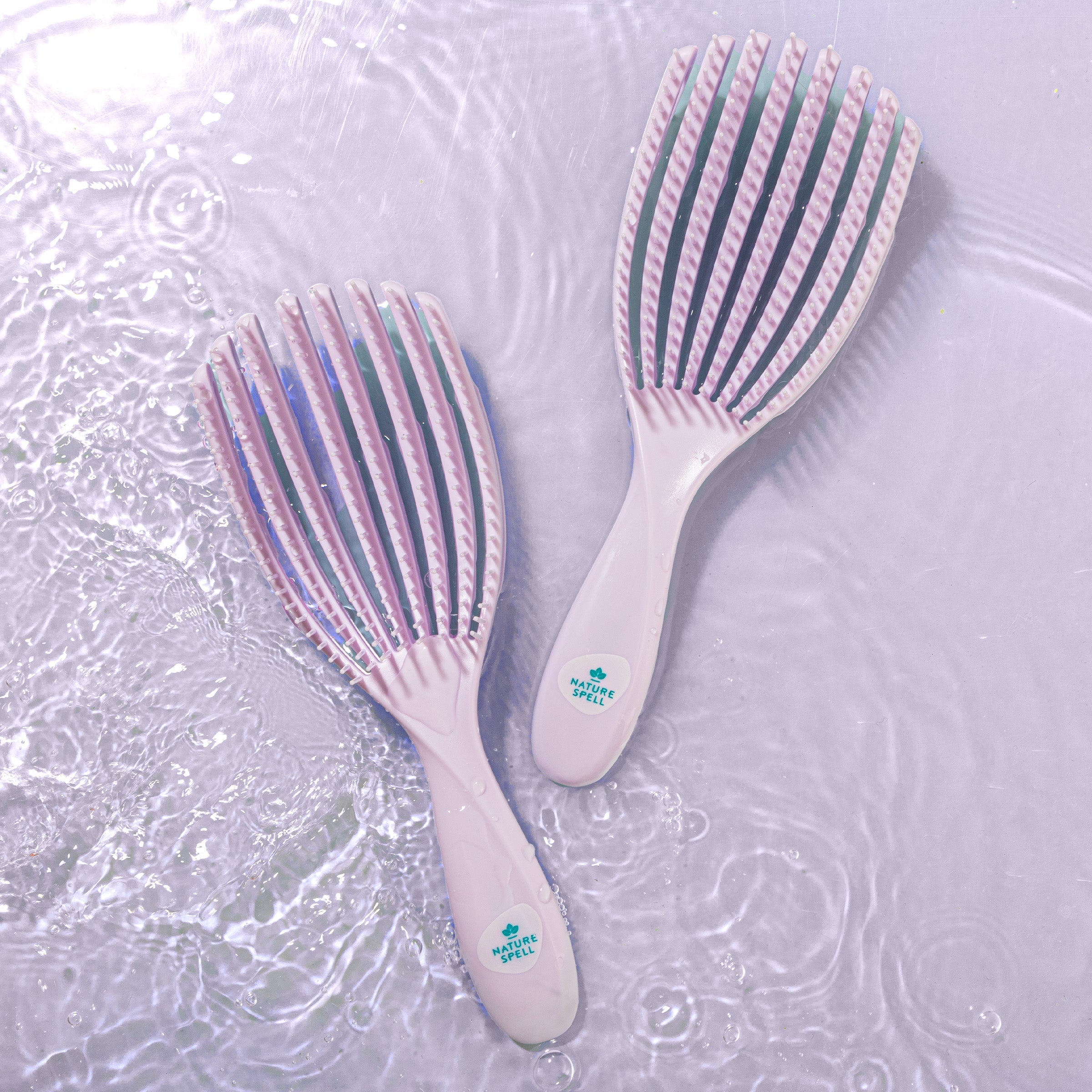 FlexiFlow Detangler - Purple – Nature Spell USA