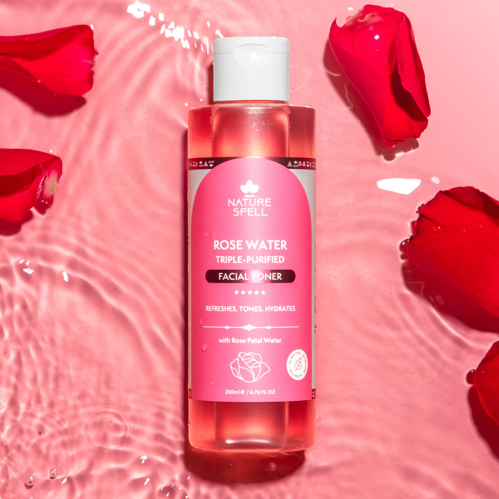 Rose Water Face Toner – Nature Spell USA