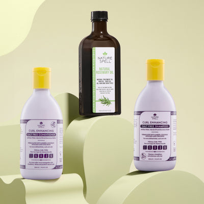 Curl & Grow Set Rosemary Oil Curl Enhancing Shampoo & Conditioner
