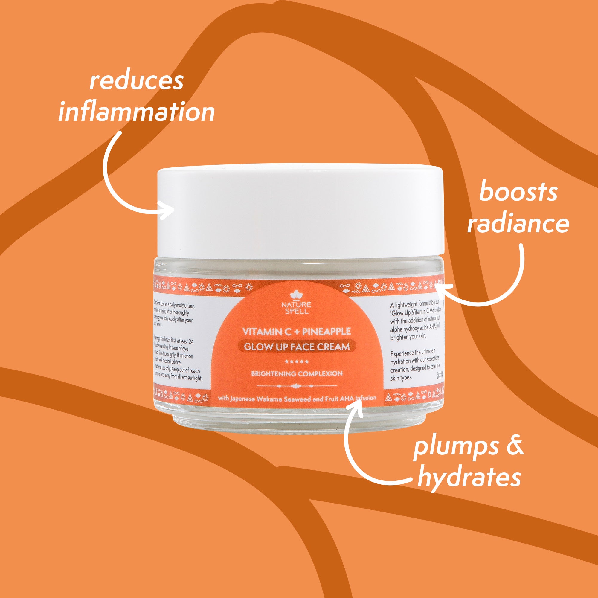 Vitamin C & Pineapple Glow Up Face Cream – Nature Spell USA