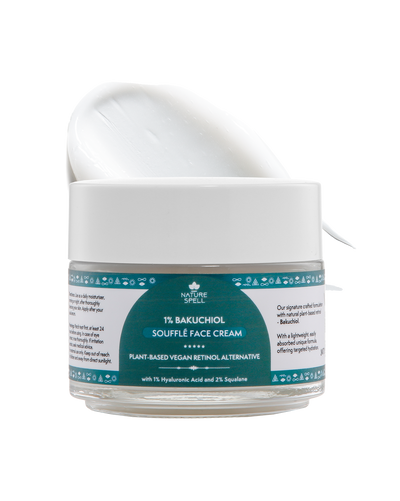 Vegan Retinol Face Moisturiser - 1% Bakuchiol & 1% Hyaluronic Acid