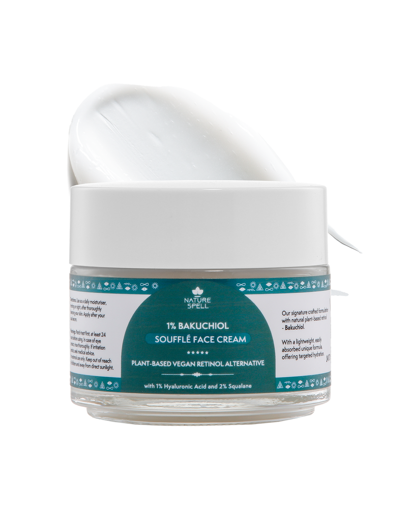 Vegan Retinol Face Moisturiser - 1% Bakuchiol & 1% Hyaluronic Acid