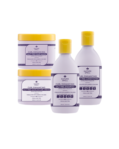 Curl Enhancing Haircare Collection - Shampoo, Conditioner, Hair Mask, Leave in Curl Cream