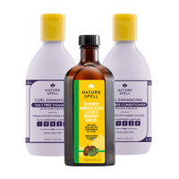 curl enhancing haircare trio