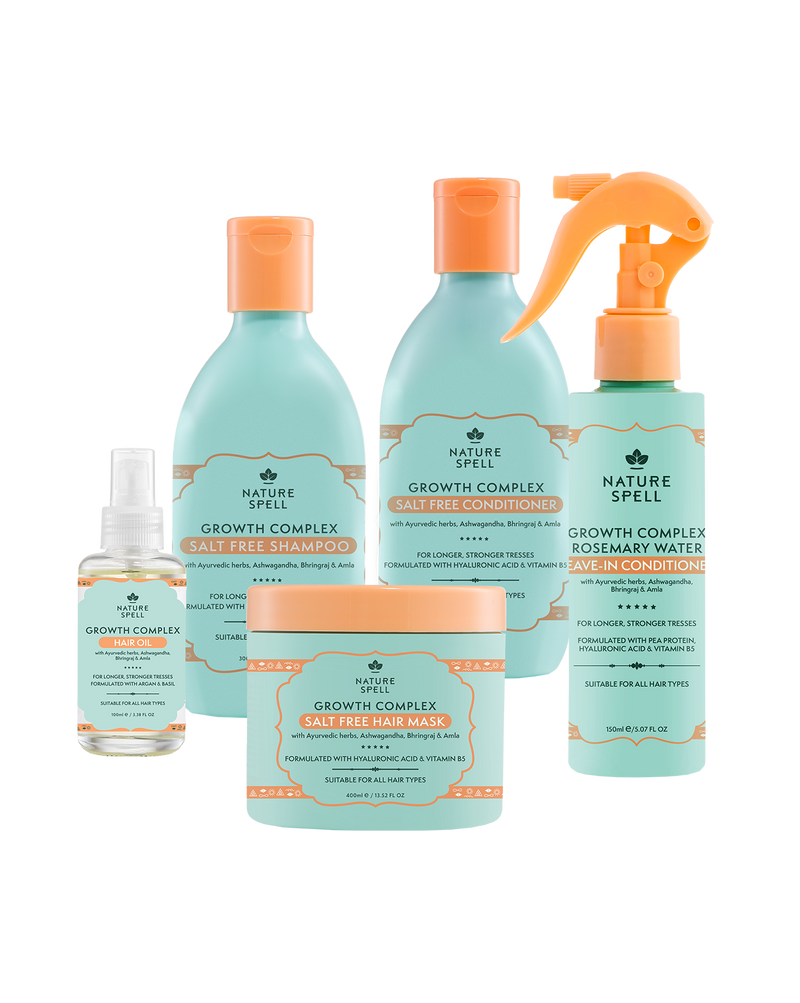 Growth Complex Hair Growth Set - Shampoo, Conditioner, Hair Mask, Hair Oil, Leave in Conditioner