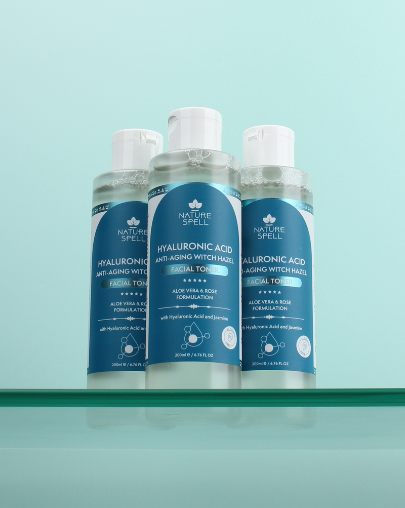 Anti Aging Witch Hazel Face Toner with Hyaluronic Acid