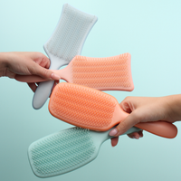 No Knots Detangling Hair Brush - Matt Pink