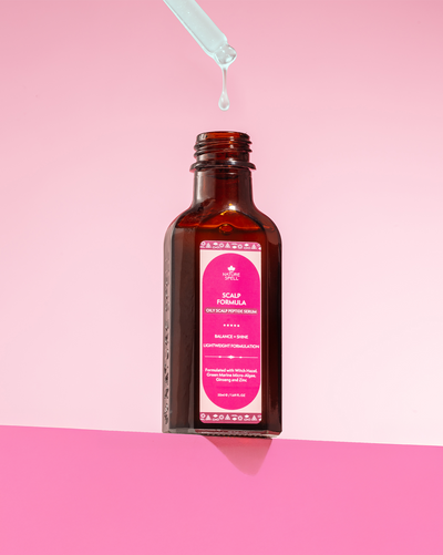 Oily Scalp Formula - Balance & Shine Peptide Serum for Oily Scalp with Ginseng + Witch Hazel