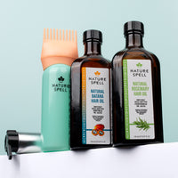 Batana & Rosemary Hair Nourishment Set with pump and Oil Applicator Set