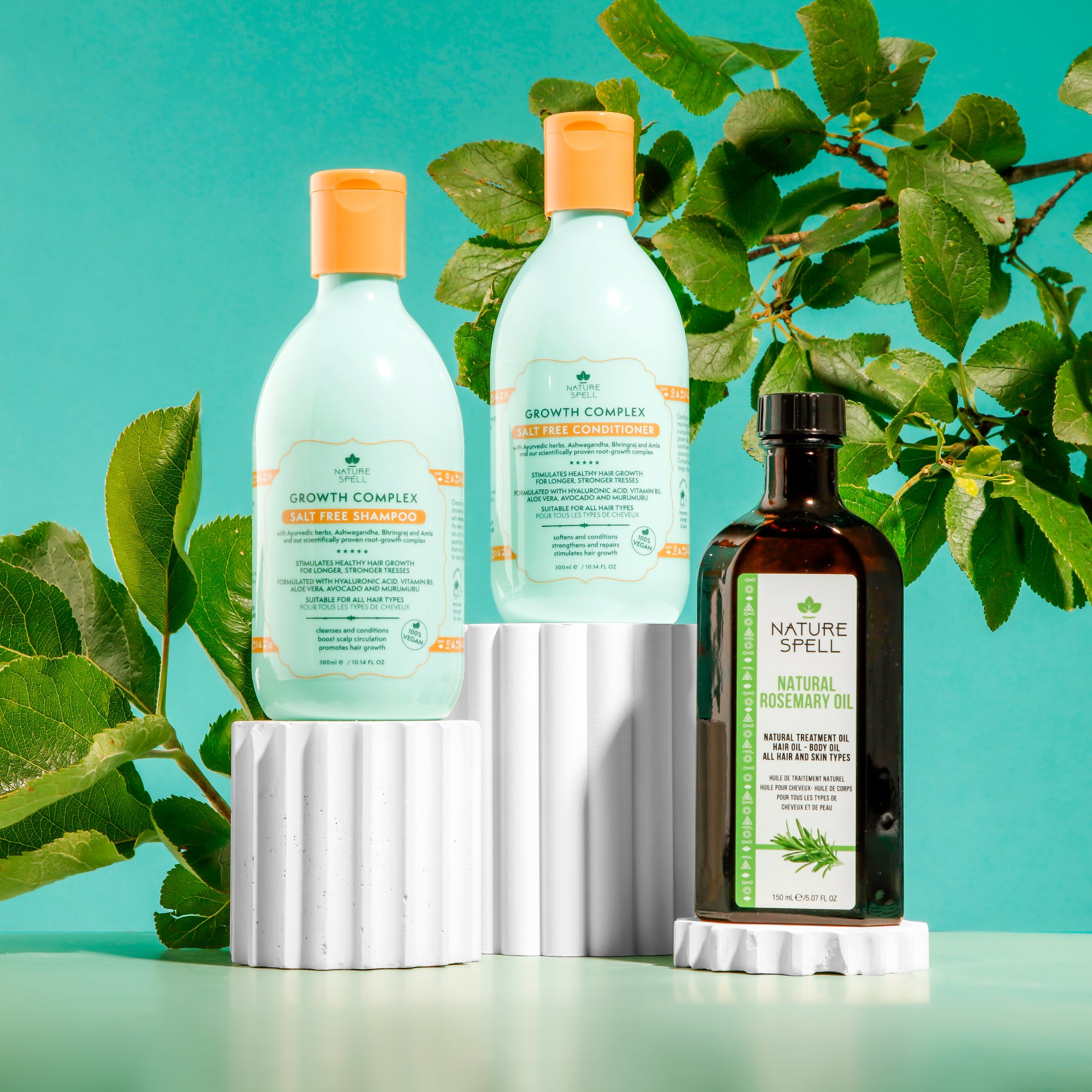 Rosemary Oil with Hair Growth Shampoo & Conditioner Set